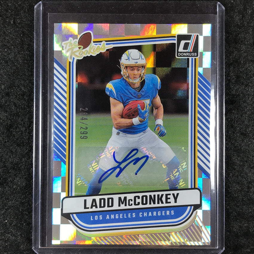 2024 Donruss Football LADD MCCONKEY The Rookies Autograph 264/299
