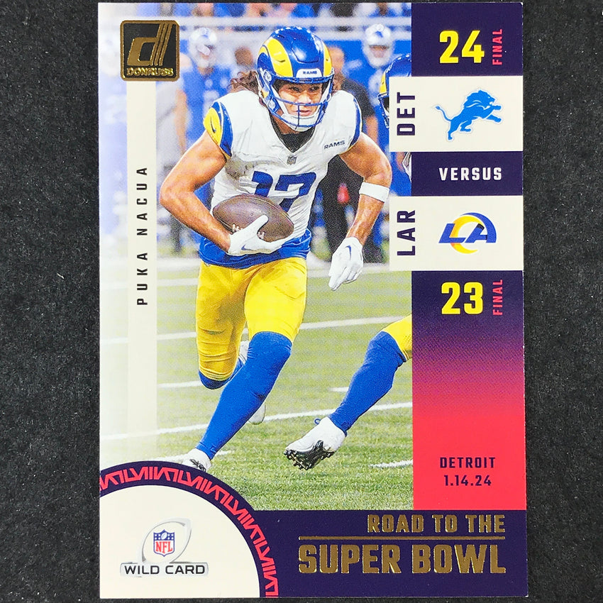 2024 Donruss Football PUKA NACUA Road to the Super Bowl Wild Card #4