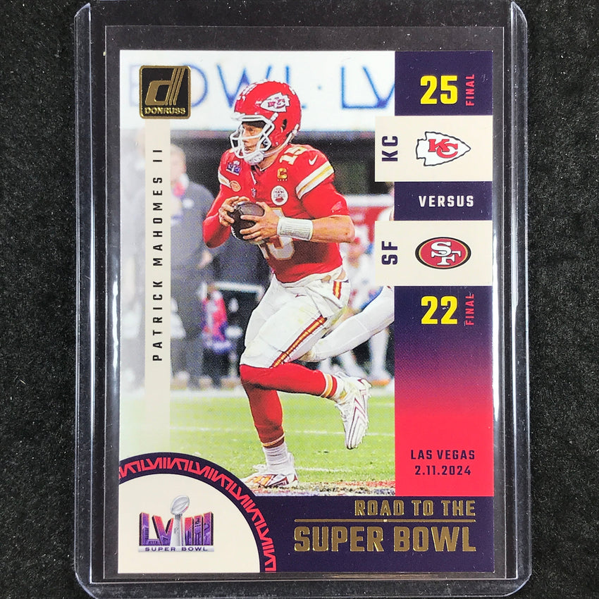 2024 Donruss Football PATRICK MAHOMES II Road to the Super Bowl Championship #1
