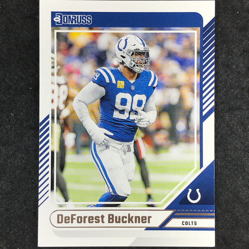 2024 Donruss Football DEFOREST BUCKNER Base Aqueous Test #142