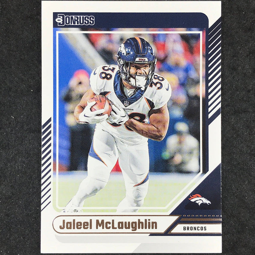 2024 Donruss Football JALEEL MCLAUGHLIN Base Aqueous Test #147