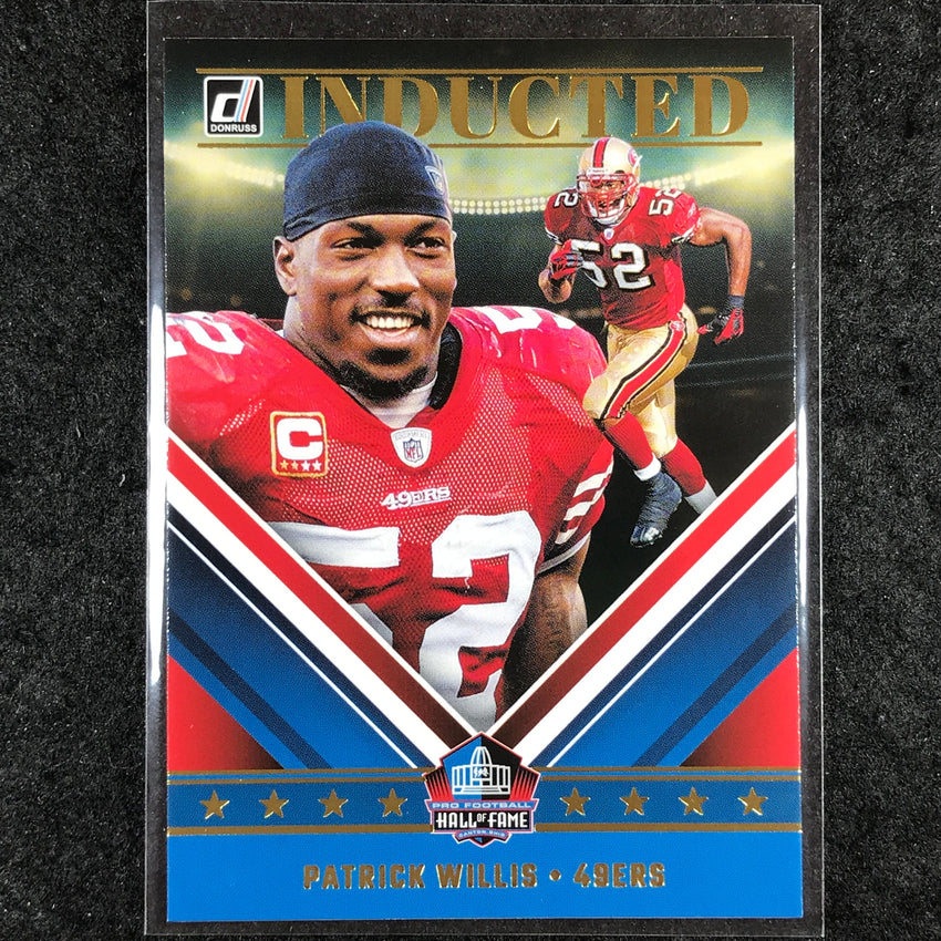 2024 Donruss Football PATRICK WILLIS Inducted #PW