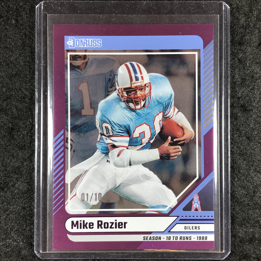 2024 Donruss Football MIKE ROZIER Base Season Stat Line 1/10 #67