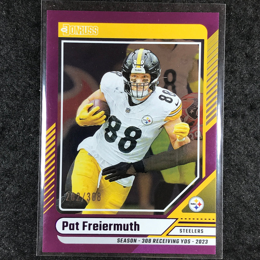 2024 Donruss Football PAT FREIERMUTH Base Season Stat Line 282/308 #73