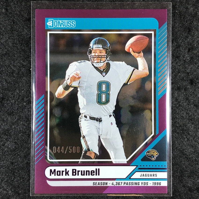 2024 Donruss Football MARK BRUNELL Base Season Stat Line 44/500 #129