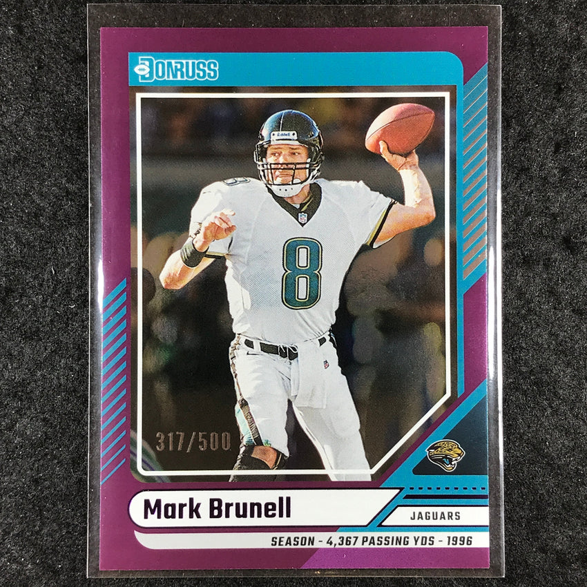 2024 Donruss Football MARK BRUNELL Base Season Stat Line 317/500 #129