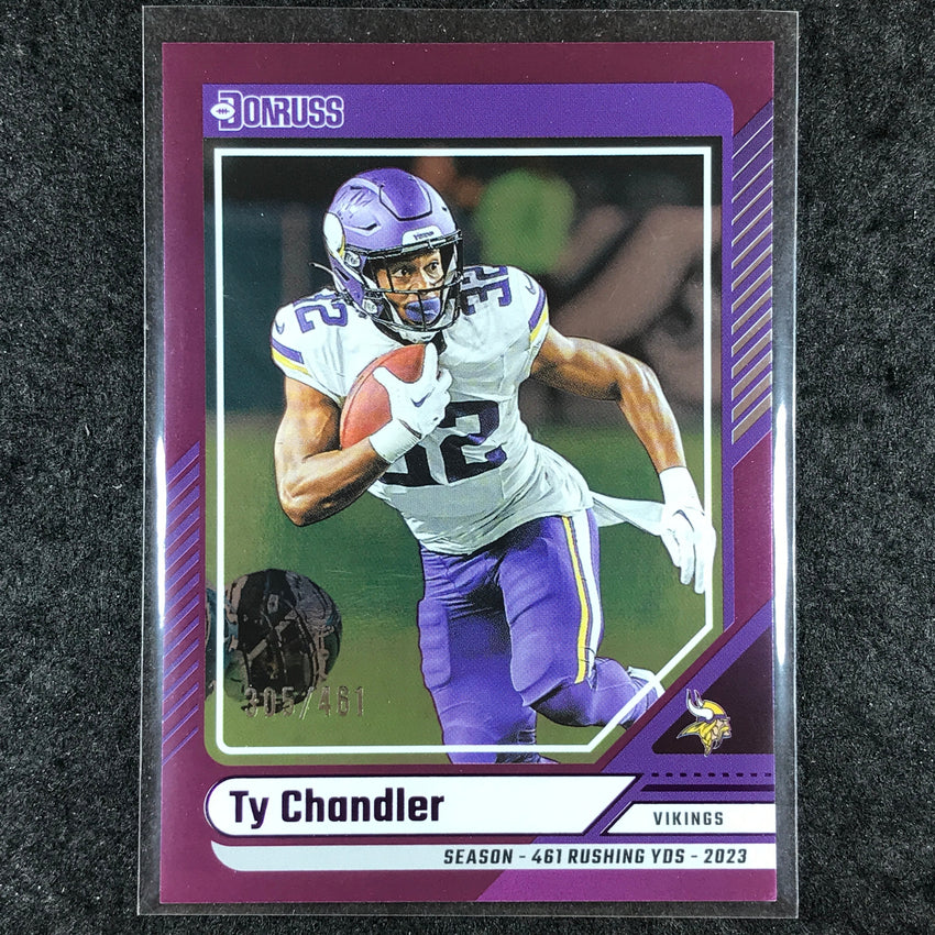 2024 Donruss Football TY CHANDLER Base Season Stat Line 305/461 #248