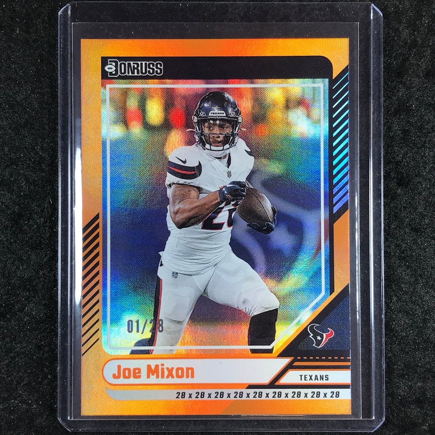 2024 Donruss Football JOE MIXON Base Jersey Number 1/28 #155
