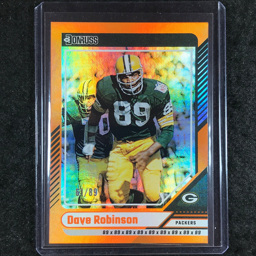 2024 Donruss Football DAVE ROBINSON Base Jersey Number 61/89 #192