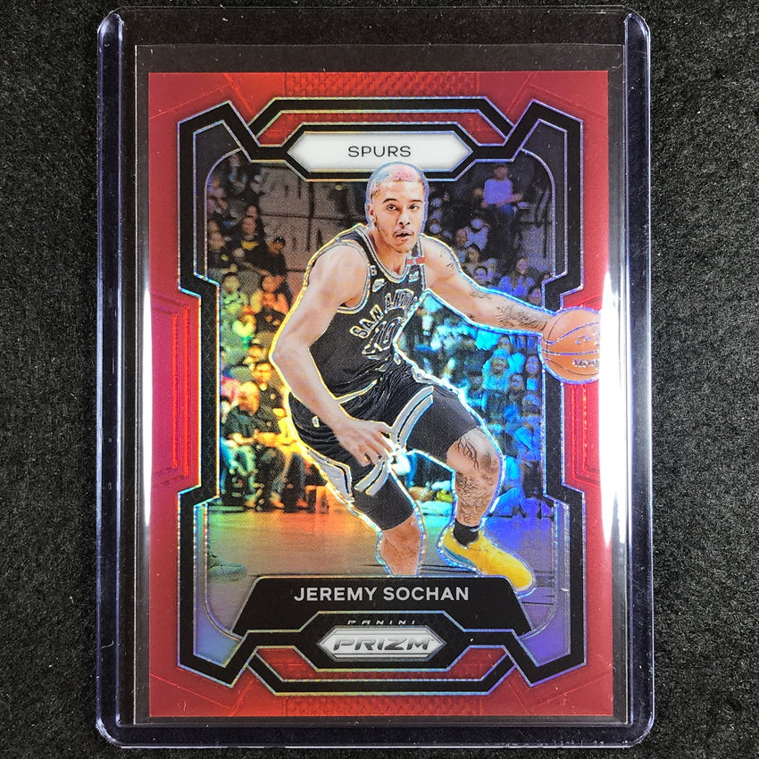 2023-24 Prizm Nba Jeremy Sochan Base Red 232/299 No 122