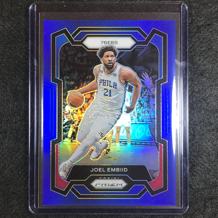 2023-24 Prizm Nba Joel Embiid Base Blue 43/199 No 73