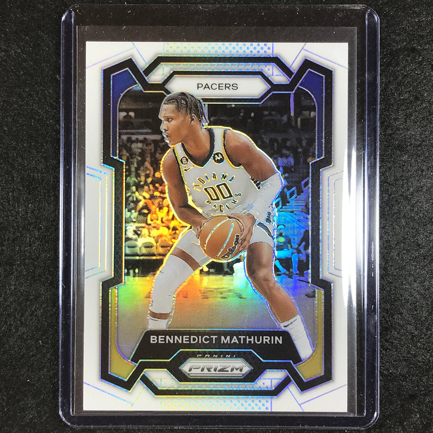 2023-24 Prizm Nba Bennedict Mathurin Base White 22/175 No 14