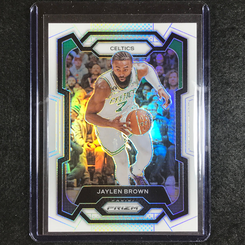 2023-24 Prizm Nba Jaylen Brown Base White 163/175 No 31