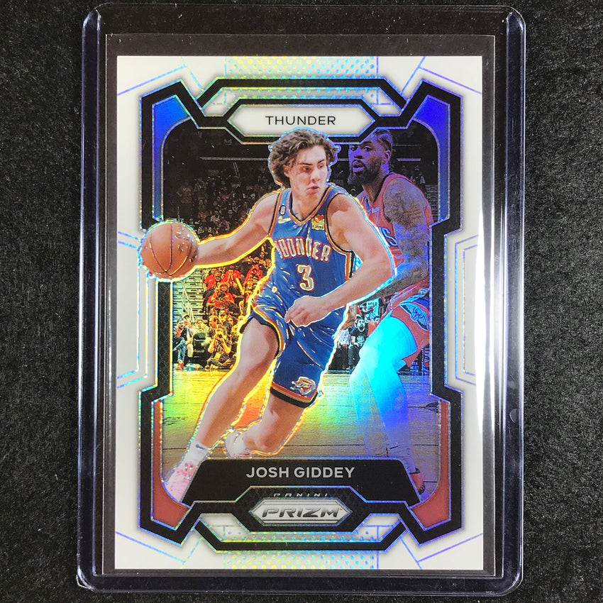 2023-24 Prizm Nba Josh Giddey Base White 161/175 No 50