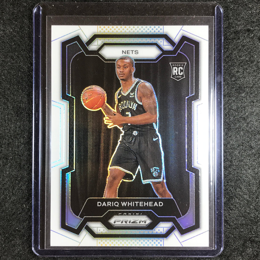 2023-24 Prizm Nba Dariq Whitehead Rookie Base White 155/175 No 175