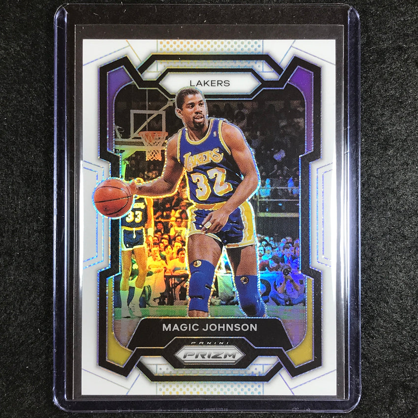 2023-24 Prizm Nba Magic Johnson Base White 10/175 No 185