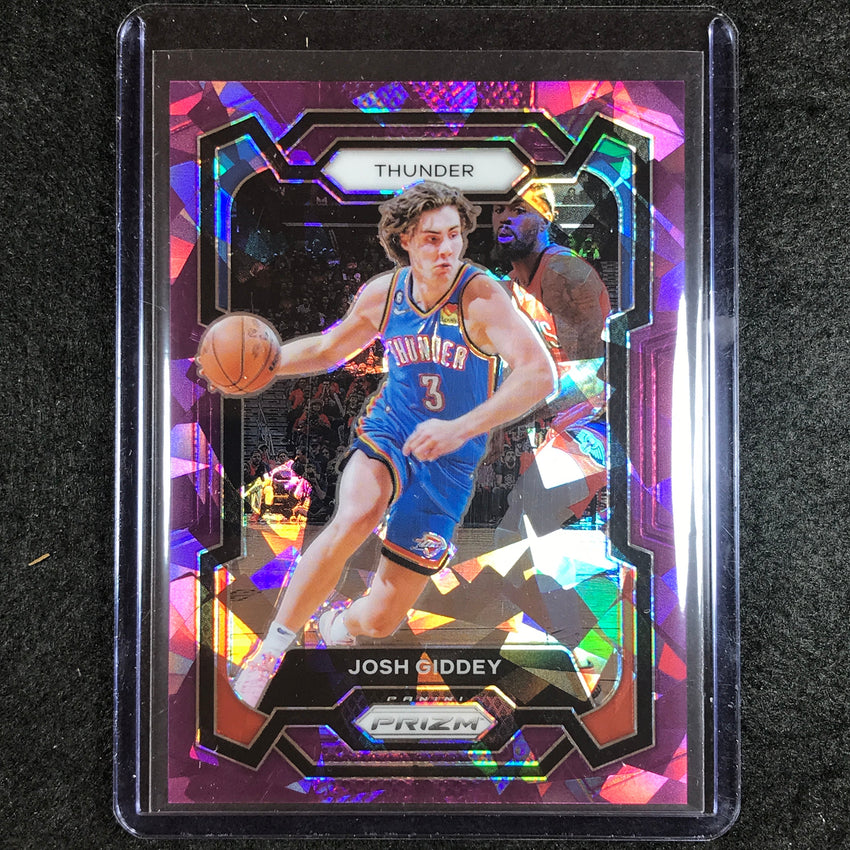 2023-24 Prizm Nba Josh Giddey Base Purple Ice 129/149 No 50