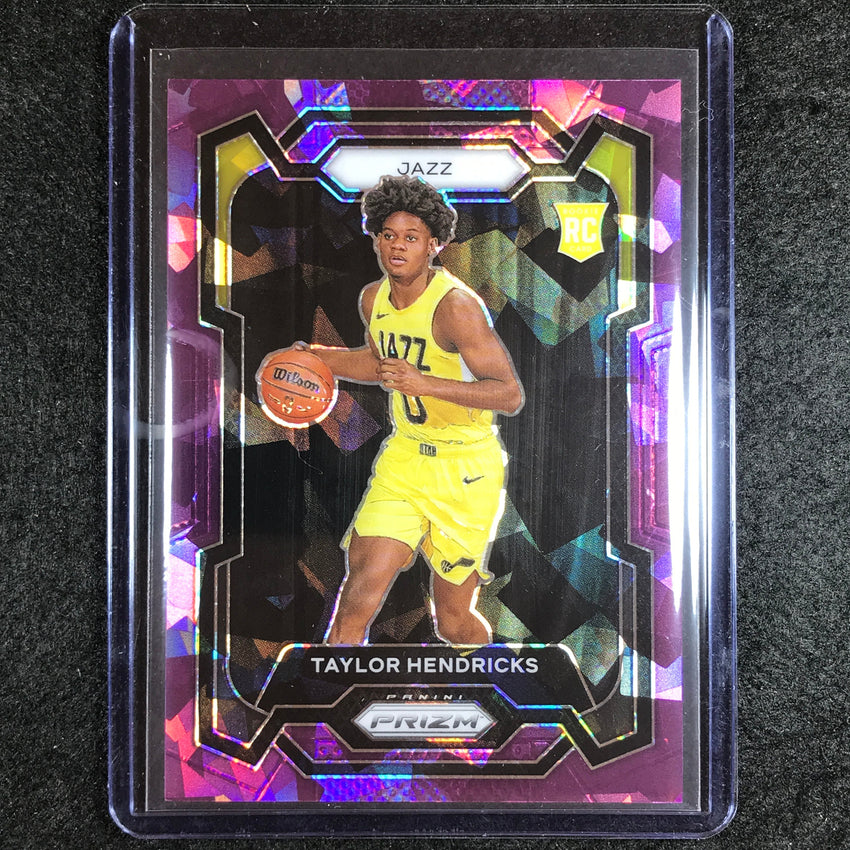 2023-24 Prizm Nba Taylor Hendricks Rookie Base Purple Ice 93/149 No 161