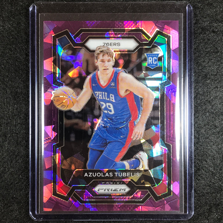 2023-24 Prizm Nba Azuolas Tubelis Rookie Base Purple Ice 102/149 No 283