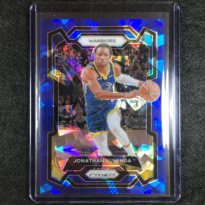 2023-24 Prizm Nba Jonathan Kuminga Base Blue Ice 64/125 No 48