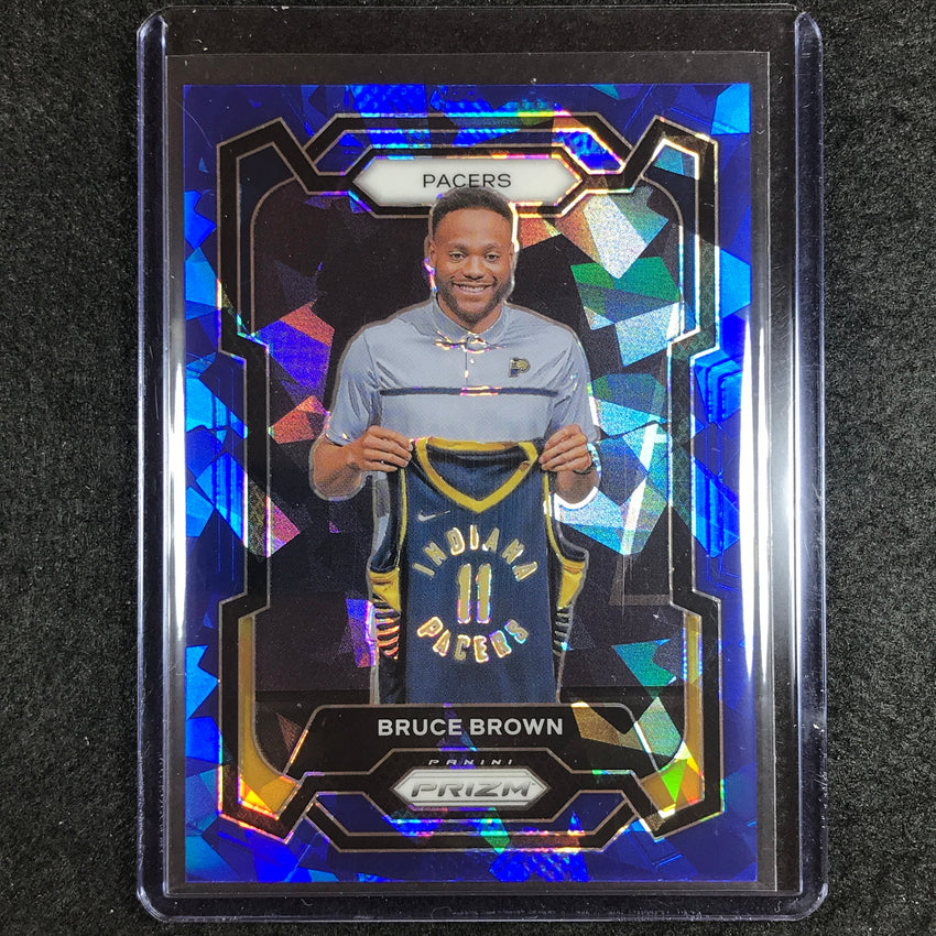 2023-24 Prizm Nba Bruce Brown Base Blue Ice 105/125 #67