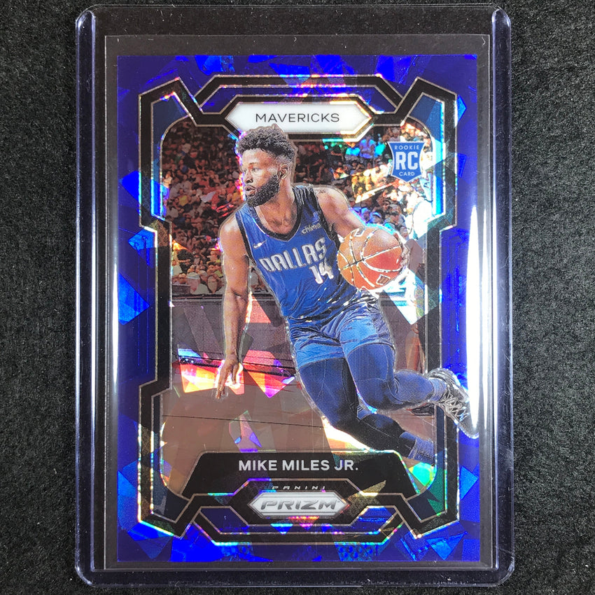 2023-24 Prizm Nba Mike Miles Jr. Rookie Base Blue Ice 18/125 #295