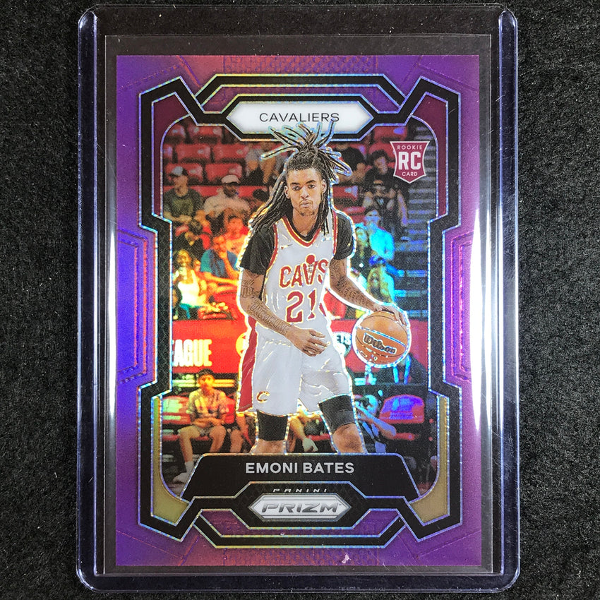 2023-24 Prizm Nba Emoni Bates Rookie Base Purple 64/99 No 169