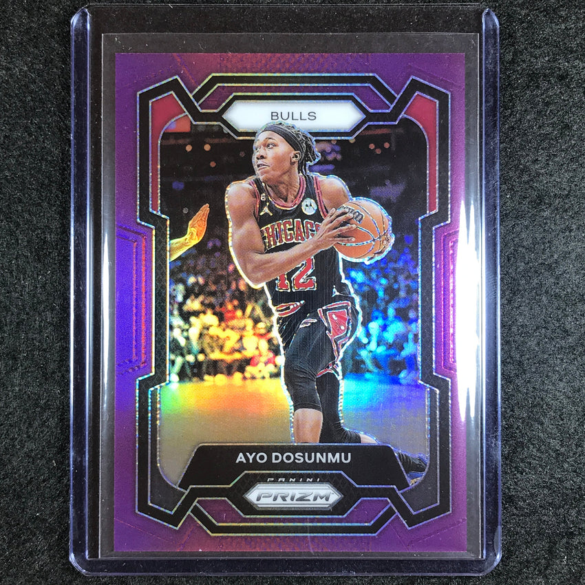 2023-24 Prizm Nba Ayo Dosunmu Base Purple 74/99 #275