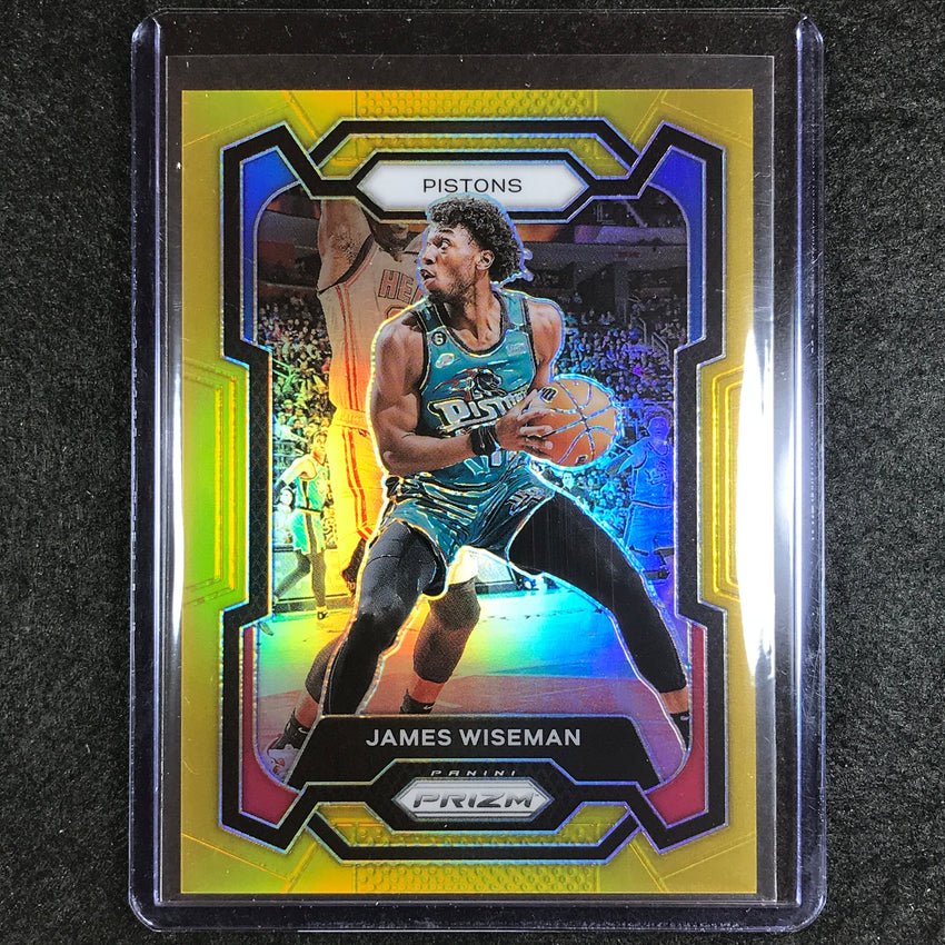 2023-24 Prizm Nba James Wiseman Base Gold 8/10