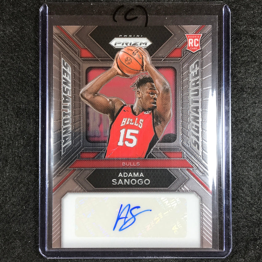 2023-24 Prizm NBA ADAMA SANOGO Sensational Signatures Rookie Auto Base #AO (C)