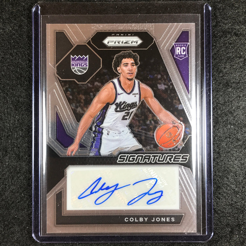 2023-24 Prizm Nba Colby Jones Rookie Signatures Auto Base #Cby