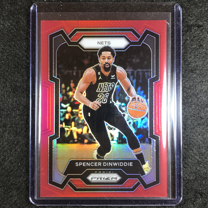 2023-24 Prizm Nba Spencer Dinwiddie Base Red 248/299 #84