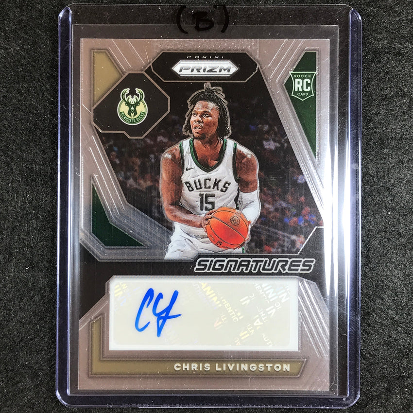 2023-24 Prizm NBA CHRIS LIVINGSTON Rookie Signatures Auto Base #LIV (B)