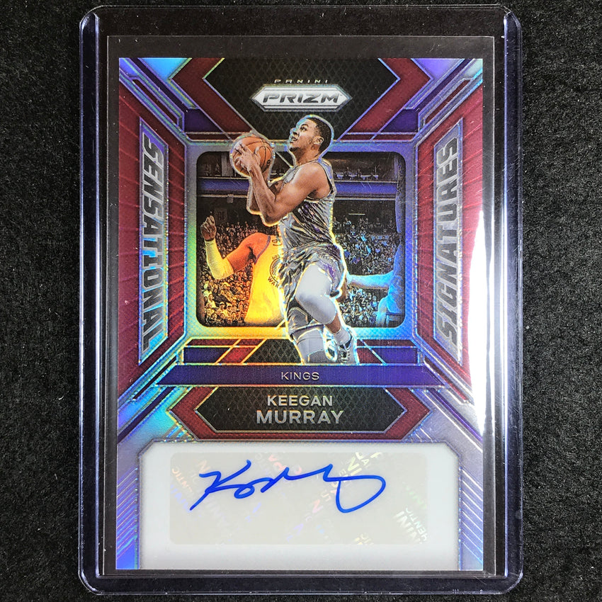 2023-24 Prizm Nba Keegan Murray Sensational Signatures Auto Red 96/99