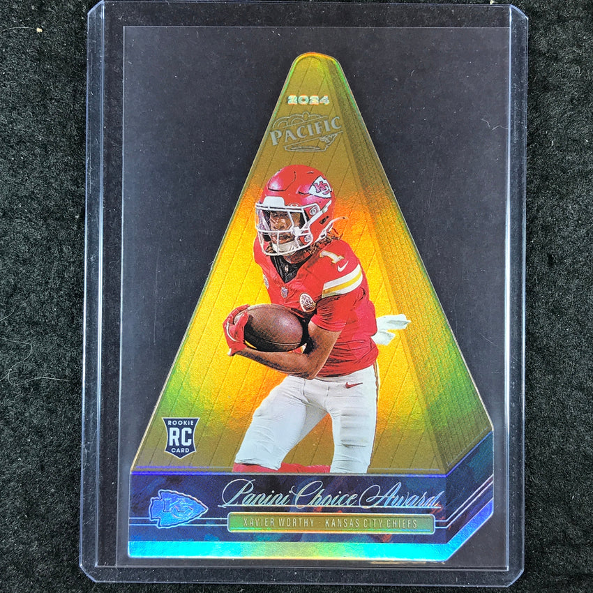 2024 Encore Football XAVIER WORTHY Panini Choice Award Die-Cut Rookie SSP #13