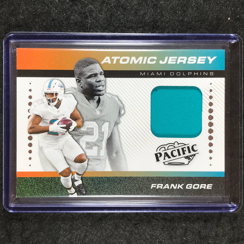 2024 Encore Football FRANK GORE Atomic Jersey Relic 44/199