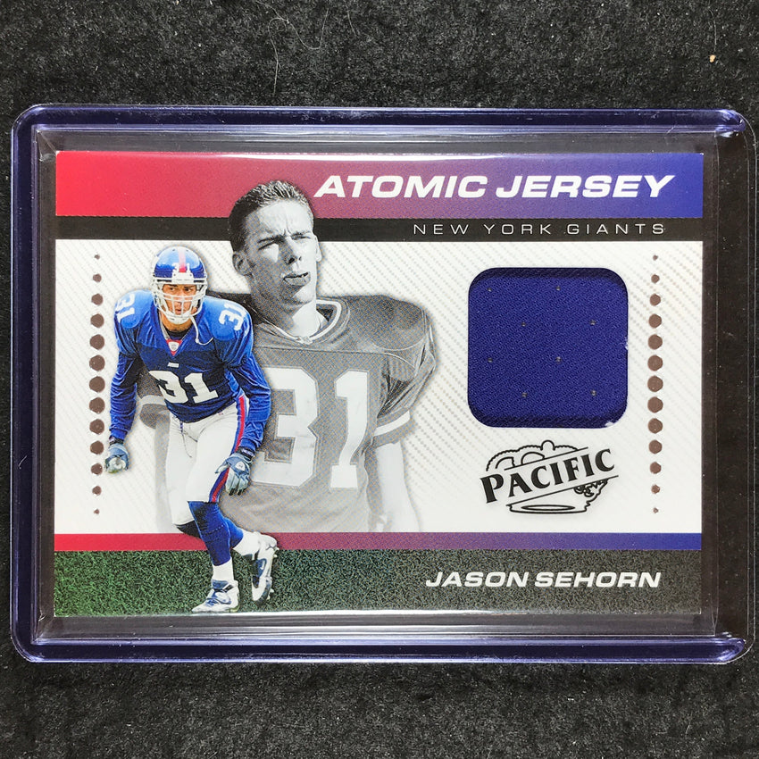 2024 Encore Football JASON SEHORN Atomic Jersey Relic 38/199