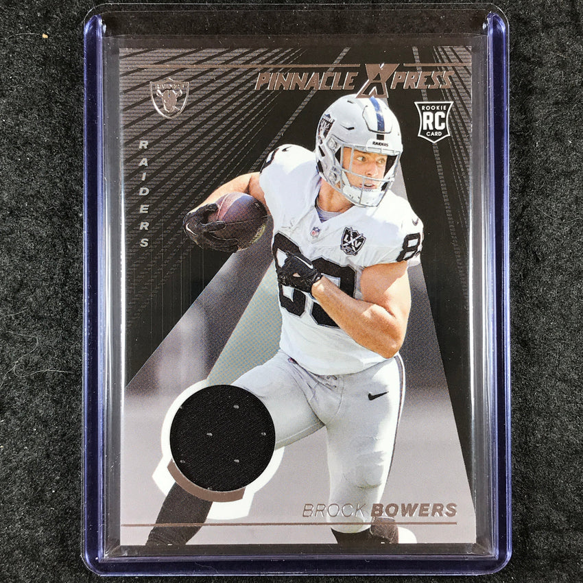 2024 Encore Football BROCK BOWERS Pinnacle Express Rookie Jersey Relic 144/199