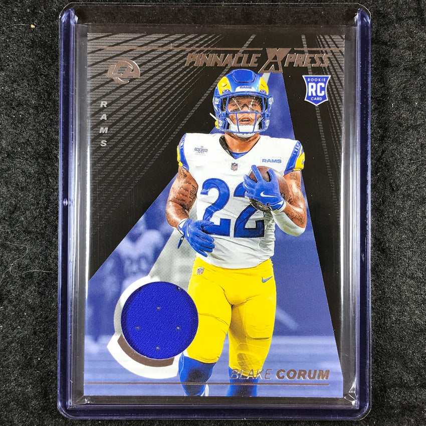 2024 Encore Football BLAKE CORUM Pinnacle Express Rookie Jersey Relic 99/199