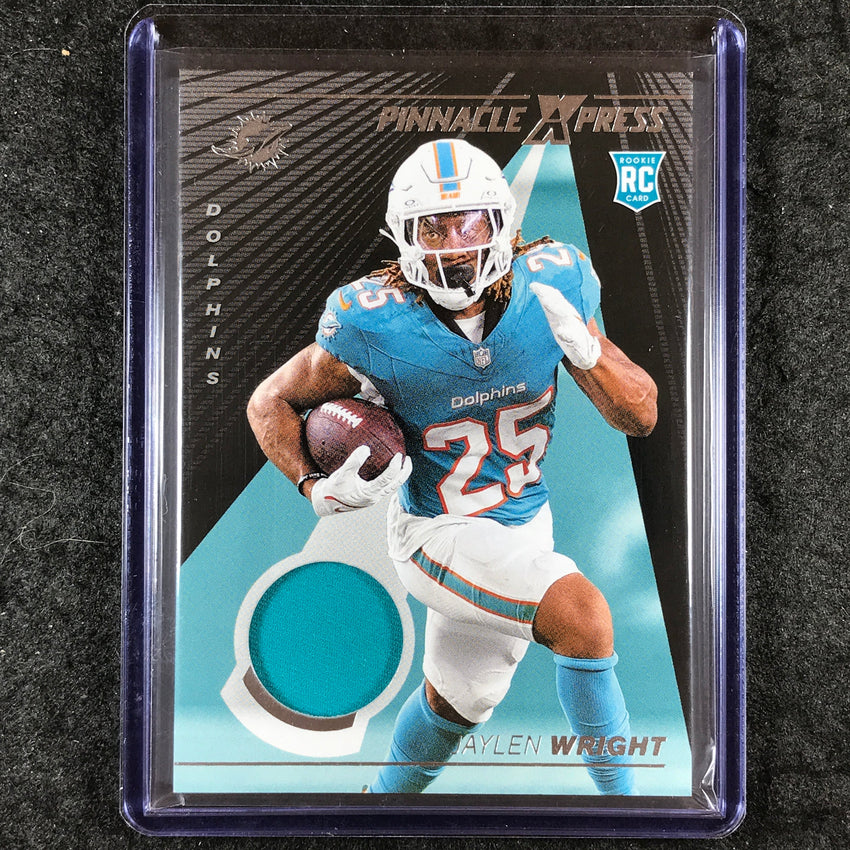 2024 Encore Football JAYLEN WRIGHT Pinnacle Express Rookie Jersey Relic 118/199