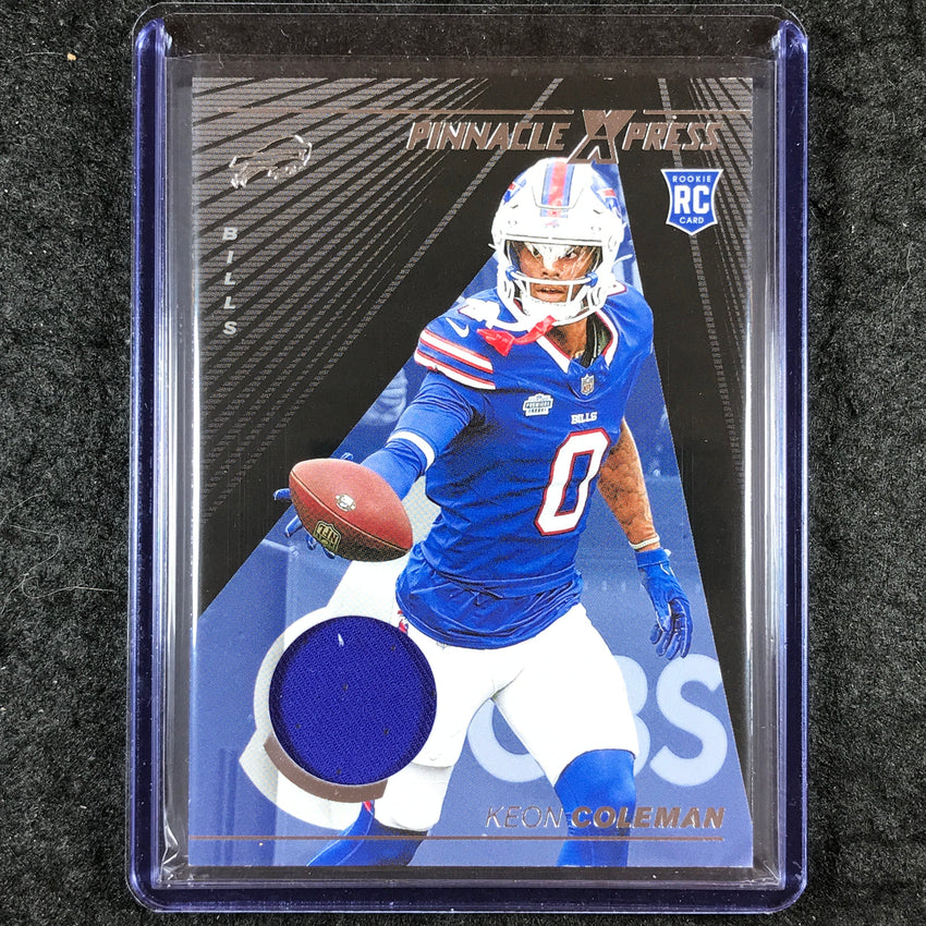 2024 Encore Football KEON COLEMAN Pinnacle Express Rookie Jersey Relic 172/199
