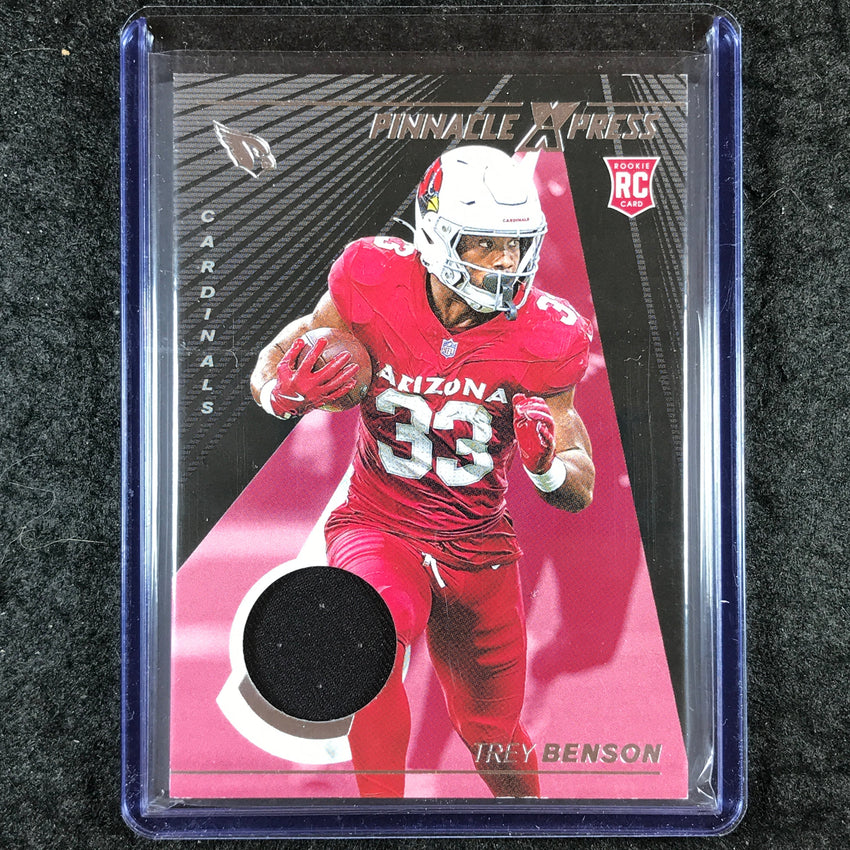 2024 Encore Football TREY BENSON Pinnacle Express Rookie Jersey Relic 172/199