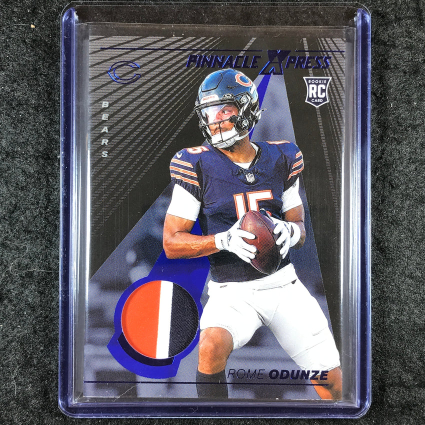 2024 Encore Football ROME ODUNZE Pinnacle Express Rookie Patch Relic Blue 23/35