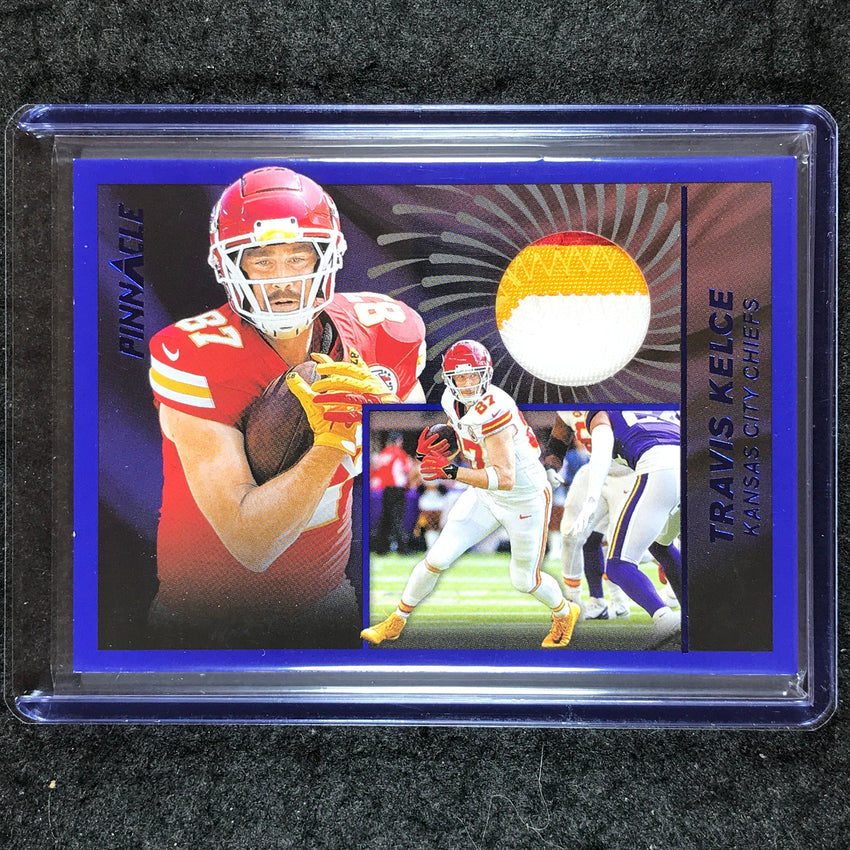 2024 Encore Football TRAVIS KELCE Pinnacle Jerseys Patch Relic Blue 2/35