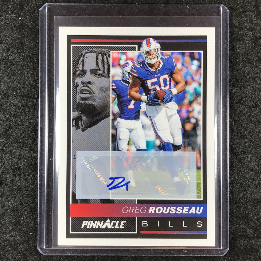 2024 Encore Football GREG ROUSSEAU Base Autograph 63/199