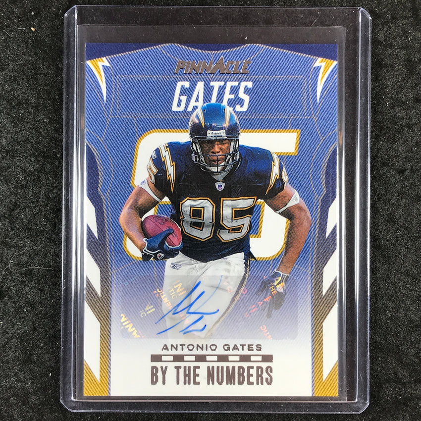 2024 Encore Football ANTONIO GATES By The Numbers Auto 89/99
