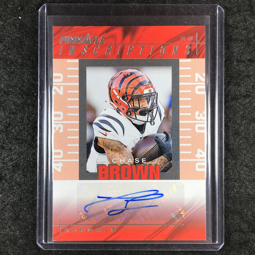 2024 Encore Football CHASE BROWN Pinnacle Inscriptions Auto 45/99