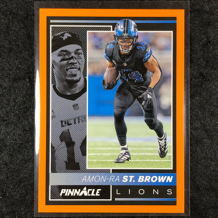2024 Encore Football AMON-RA ST. BROWN Base Orange 31/99 #70