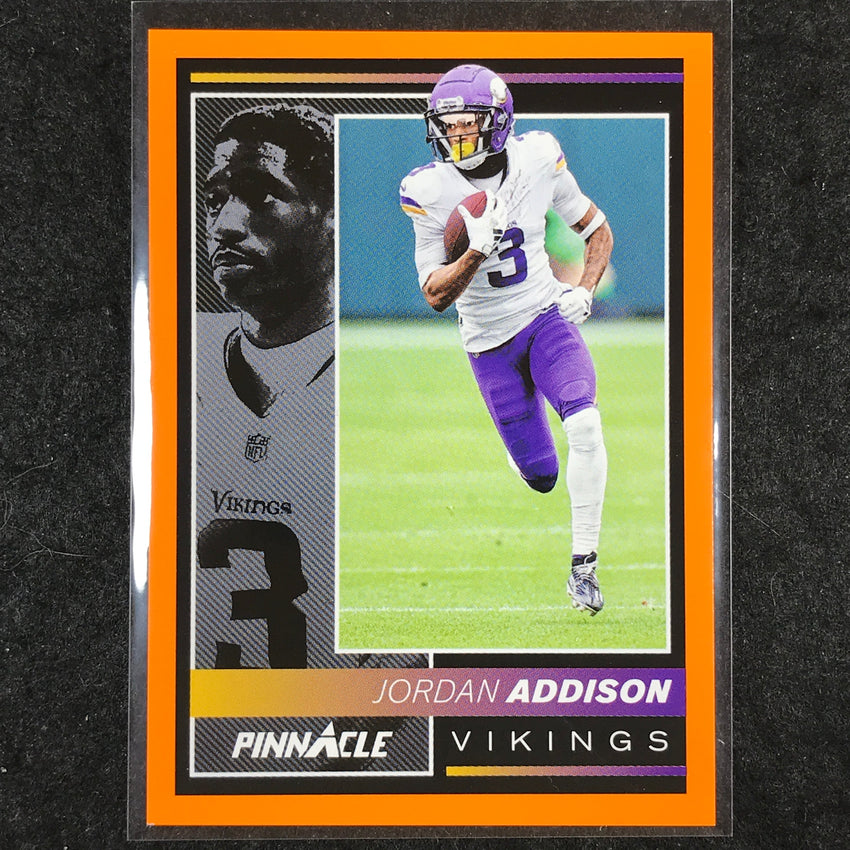 2024 Encore Football JORDAN ADDISON Base Orange 36/99 #132