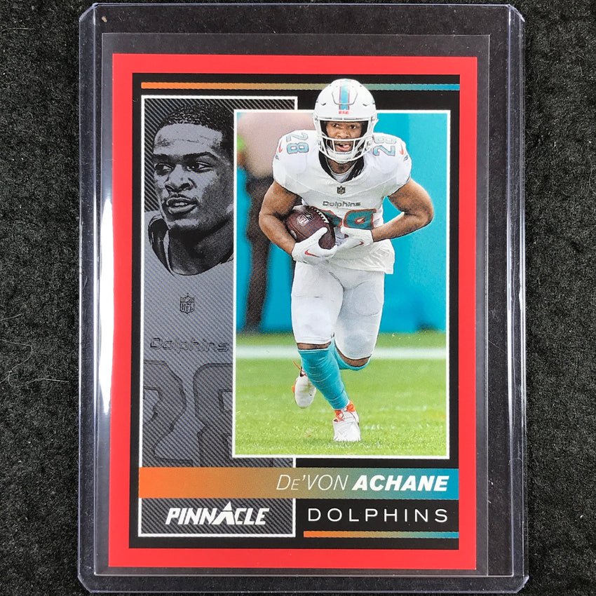 2024 Encore Football DE'VON ACHANE Base Red 29/49 #122